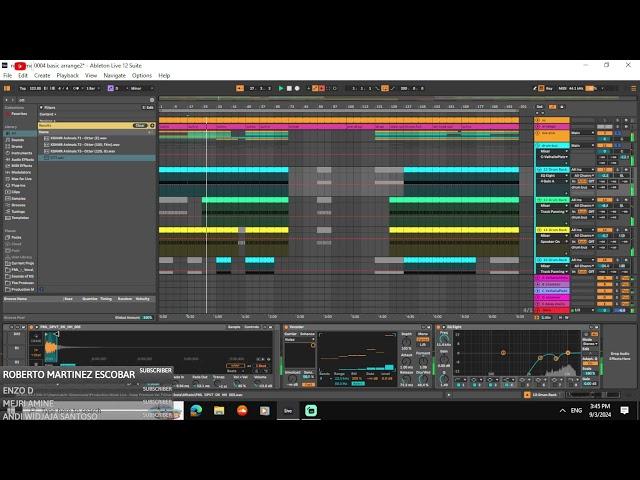 live Melodic techno track production (Ethereal) (mixing)