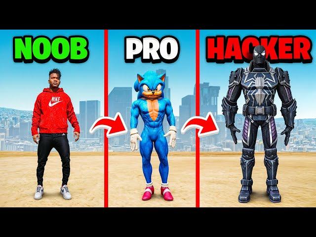 NOOB vs. PRO vs. HACKER VERWANDLUNGEN in GTA 5!