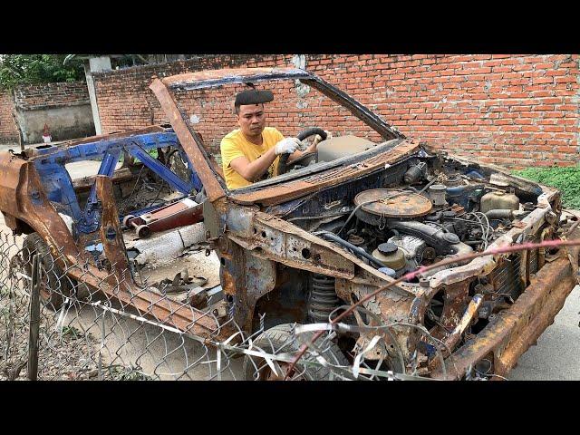 Restoration BMW convertible car | Restoring Old car up BMW Roadster #BMWVR 3