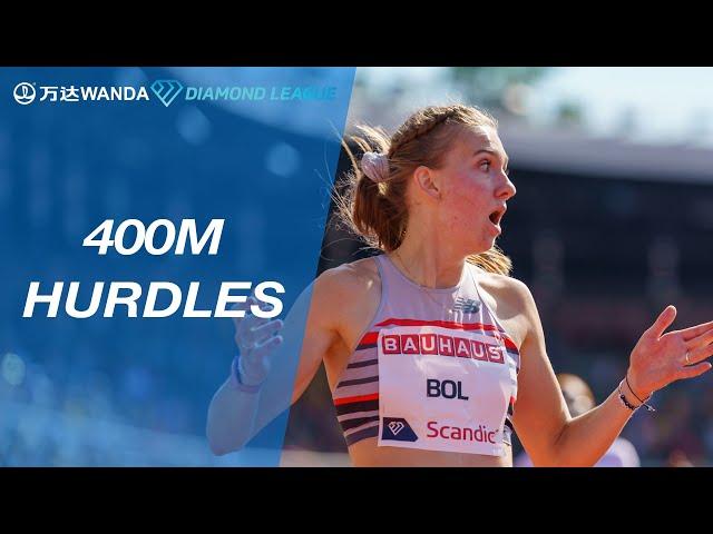 Femke Bol moves to 4th on the all-time list with a new Diamond League record of 52.39