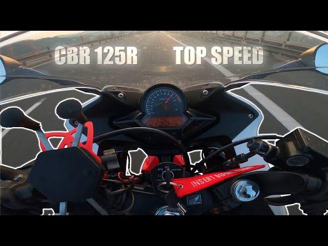 Honda CBR 125R 2015 | REAL ACCELERATION & TOP SPEED