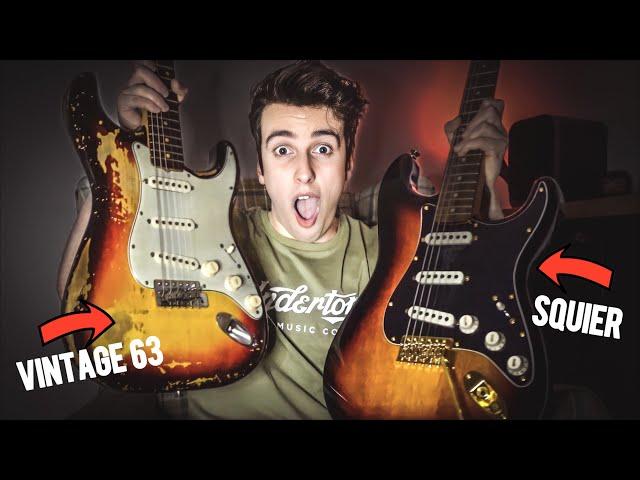 Vintage 1963 Strat vs Squier Strat! (SHOCKING)