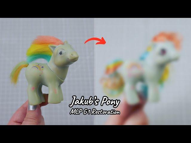 Restoring Jakub's Vintage Little Pony (Baby Sunribbon MLP G1)