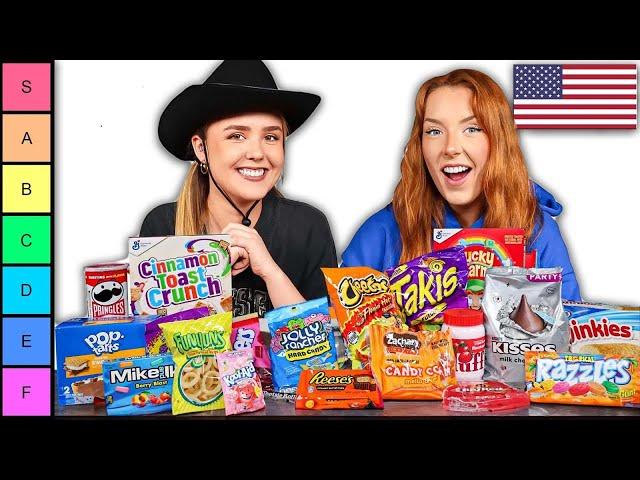 Australians Rank AMERICAN SNACKS!