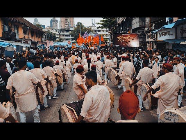 Aaradhya Dhol Tasha Dhwaj Pathak 2023 || Tardeo Cha Raja Aagman Sohala 2023 || Mumbai Ganesh Utsav