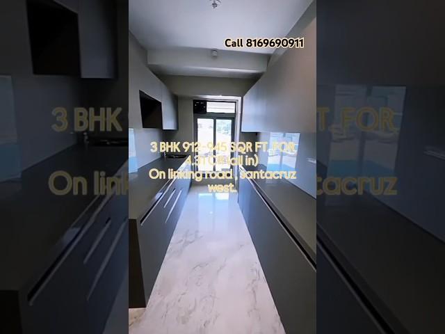 Linking Road, Santacruz. 2 & 3 bhk under-construction project. starting from 3.81 cr onwards.