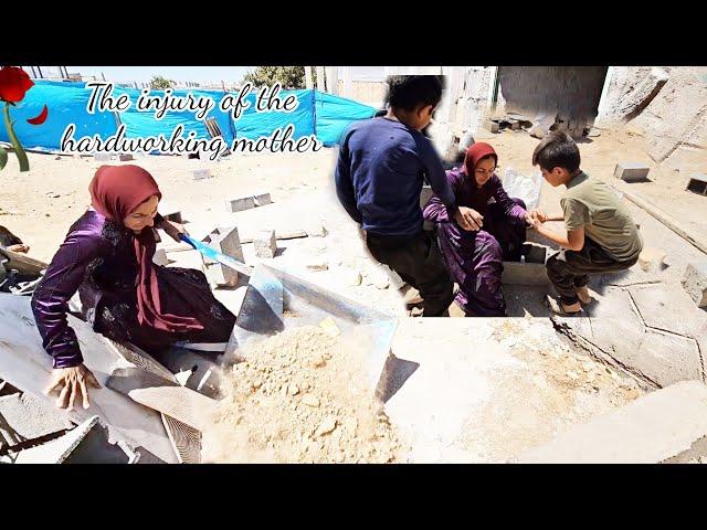 Days without Qasim: the hard life of Farast and her children in building a house without Qasim