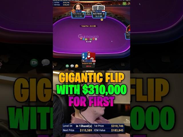Huge Sweat with 5 left on 300k Final Table