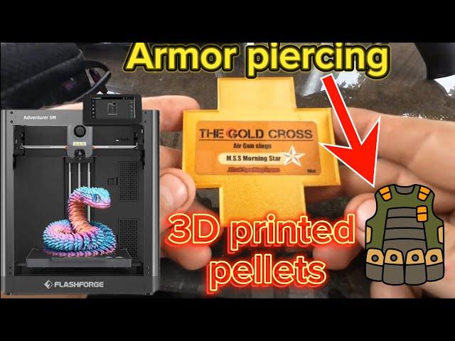 3D PRINTED PELLETS  super sonic  armor piercing  cheap