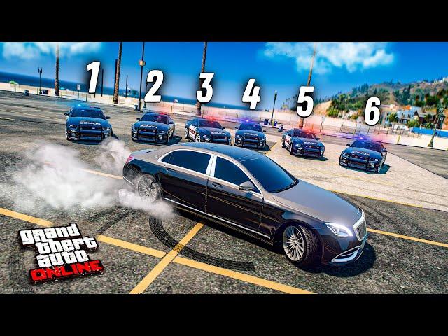 ЧИТ MAYBACH ПРОТИВ 6 КОПОВ! УХОЖУ ОТ ПОЛИЦЕЙСКОЙ ПОГОНИ В GTA 5 ONLINE!