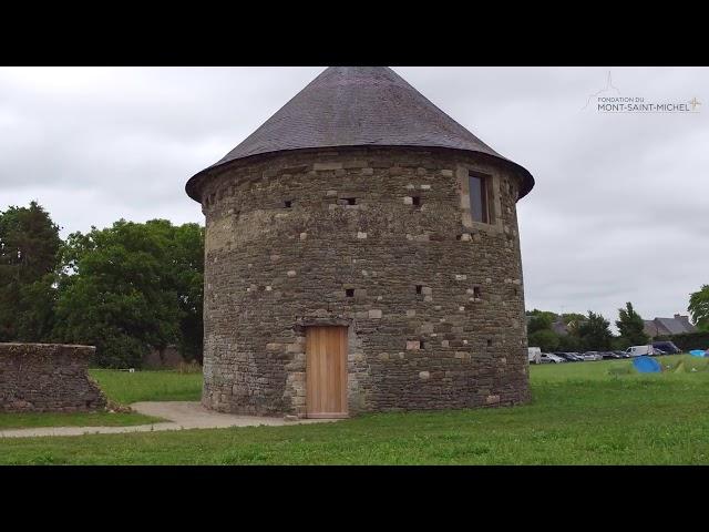 Le Prieuré du Mont Saint Michel en vue aérienne