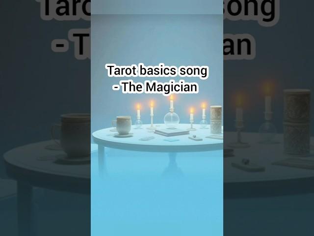 2- 쉬운 영어 노래: The Magician(Tarot basics song) 카드 1번(타로 기초 개념 배우기) #타로입문 #타로초보 #카드해석 #Tarot #beginners