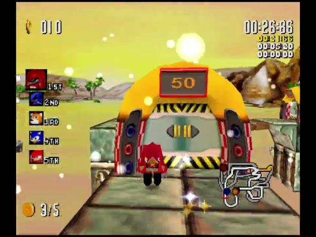 [TAS] GC Sonic Gems Collection: Sonic R "100%" by KusogeMan in 10:51.62