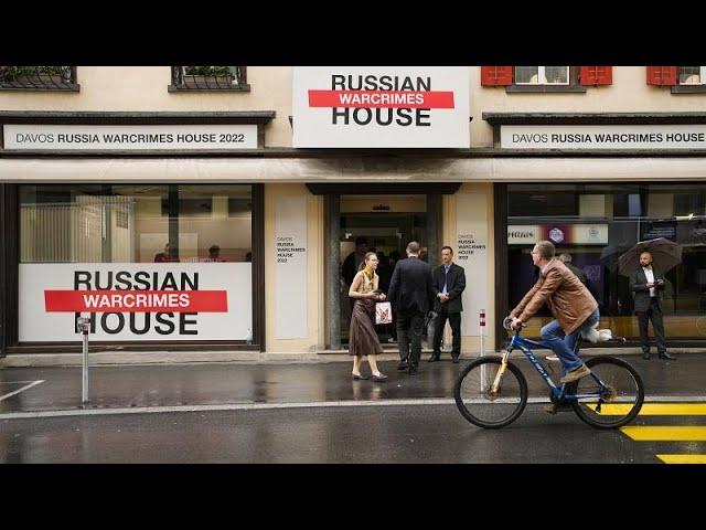 "Русский дом" в Давосе превратился в "Дом военных преступлений России"