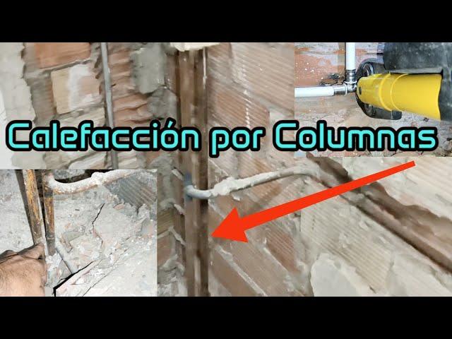 REFORMA DE CALEFACCIÓN EXPRESS. INSTALACIÓN POR COLUMNAS DE HIERRO #elfontaneroencasa #llaveradiador