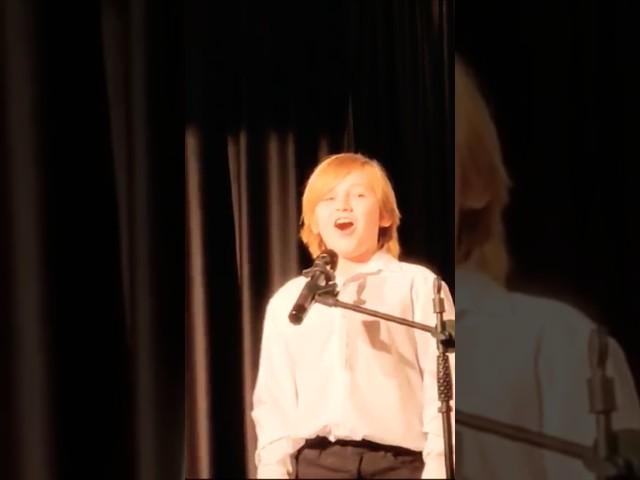 Алексей Шаляпин (10лет) "Синяя вечность "  Конкурс ЮНА. #алексейшаляпин #голос #песнидлядуши #вокал