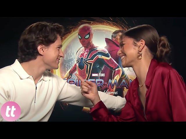 Tom Holland and Zendaya being cute for 5 minutes straight