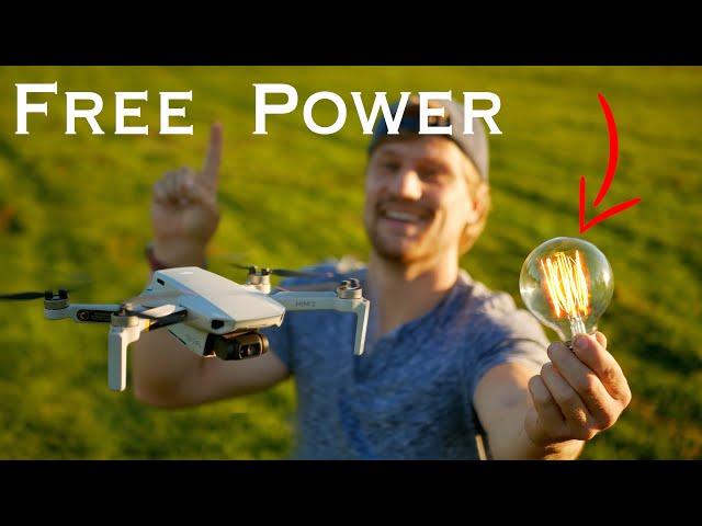 Drone Harvesting INVISIBLE High Voltage From The Sky 