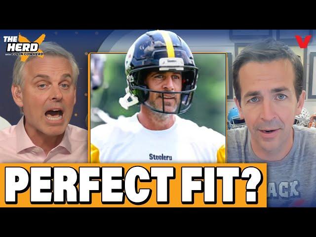 Is Aaron Rodgers becoming PERFECT fit for Steelers? | THE HERD NFL w/ Colin Cowherd & Albert Breer