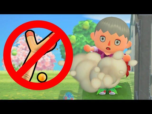 Getting the Golden Slingshot...WITHOUT USING A SLINGSHOT (Animal Crossing New Horizons)