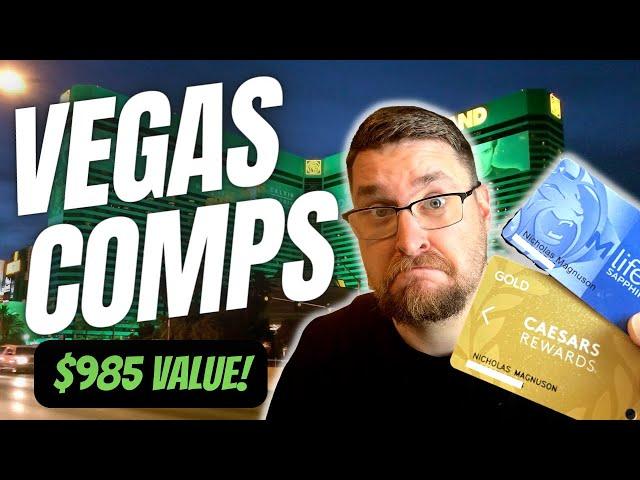 How I Got the BEST Vegas Comps! | Do this ONE THING before spending a dime in Las Vegas... Wow!