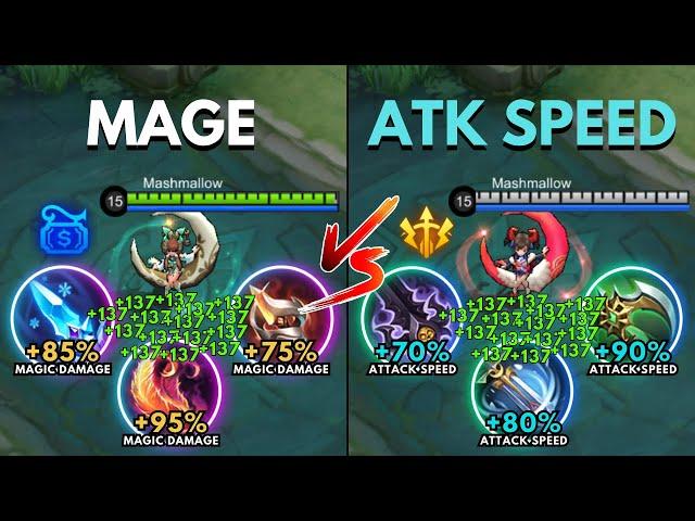 Chang'e Mage Build vs Chang'e Attack Speed Build