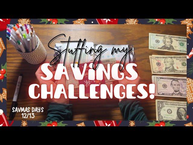 LET'S STUFF SOME SAVINGS CHALLENGES!!! *Savmas Days 12/13*