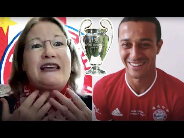 "You have to win the Champions League for me" | Thiago surprises FC Bayern fans in a video call