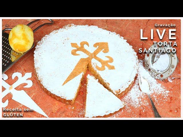 Torta Santiago (Receita sem Glúten) | Gravação Live com a Chef Erika Hayashi