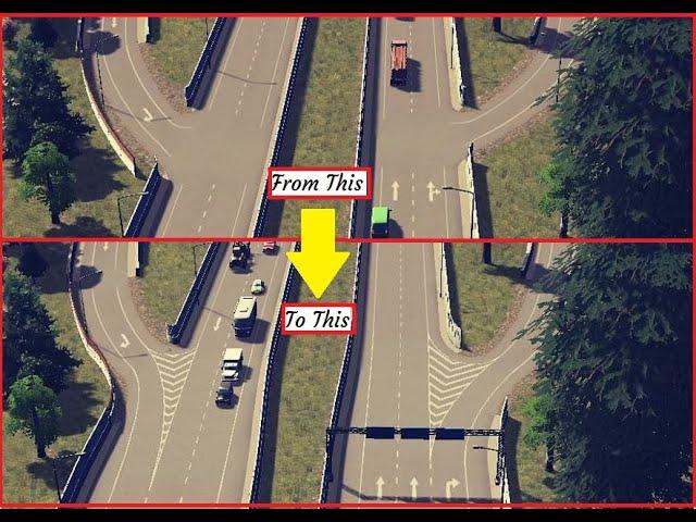 How to get realistic highways connections on Cities Skylines (Node Controller Renewal)