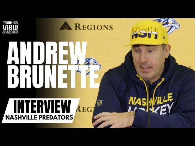 Andrew Brunette Reacts to Nashville Trading Alexandre Carrier to Montreal: "It's Really Hard"