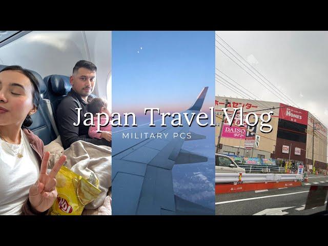 I moved to Japan with my military husband ( pcs travel vlog)