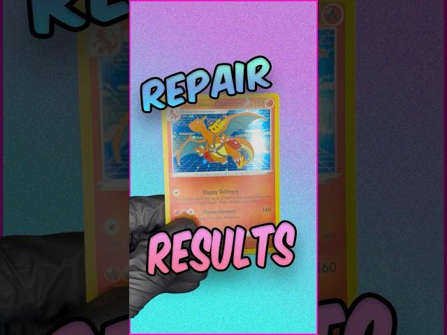 Charizard | TCG Repair | TCG Cleaning |  #pokemoncards #vintagepokemon #pokemon