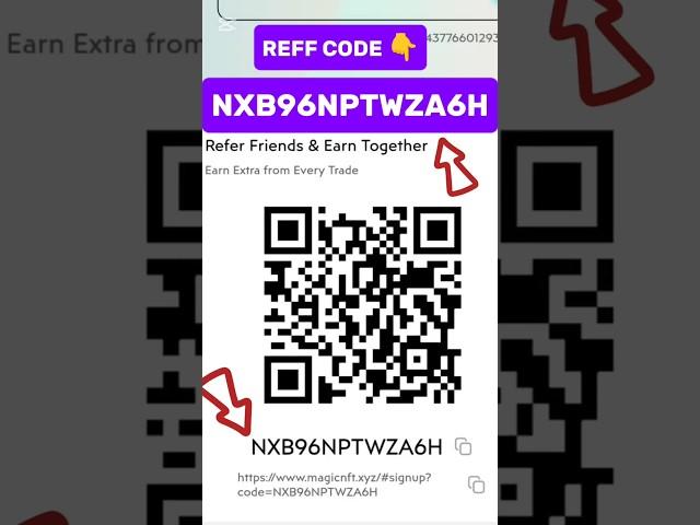 Magic nft invitation code || Magic nft invite code || magic nft reference code #shorts