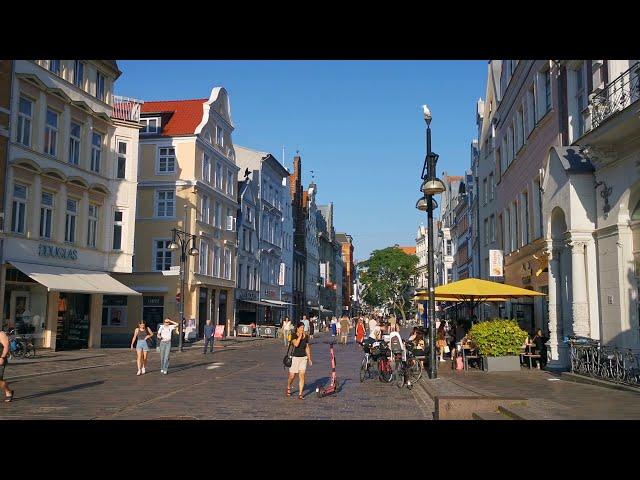 Rostock Kröpeliner Straße zwischen Universitätsplatz und Neuer Markt 28.08.2024