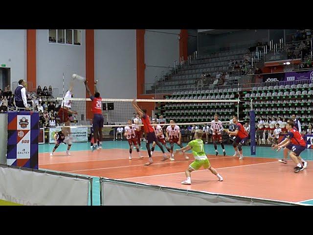 Volleyball. "Tekstilshchik" Ivanovo vs "Yaroslavich" Yaroslavl. Moments of the game