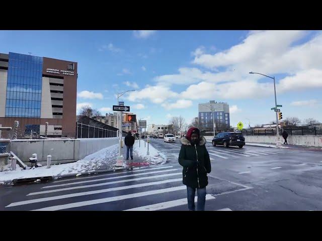  Live NYC Walk: From Jamaica, Queens to Manhattan After the Snow ️ - Dec 21, 2024