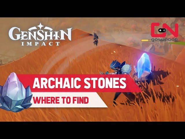 Genshin Impact OBTAIN 3 ARCHAIC STONES & Complete Says He Who Seeks Stones