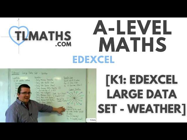 A-Level Maths K1-00 [Edexcel Large Data Set - Weather]
