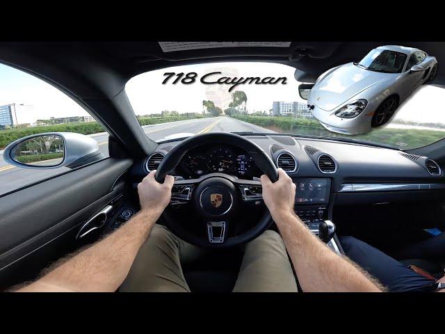 Porsche 718 Cayman POV Drive [4K] | 718 Cayman LAUNCH CONTROL, Accelerations & Downshifts!