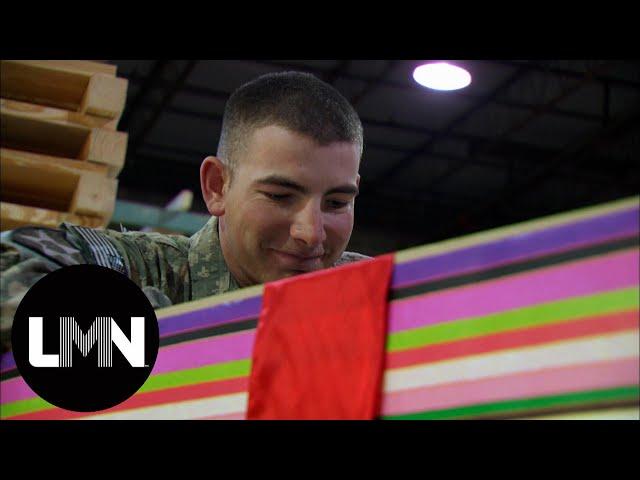 Soldier Returns Home and Disguises Himself as LIFE-SIZE Present (S1) | Coming Home | LMN