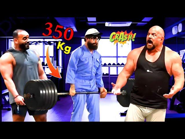 Elite Powerlifter ANATOLY Scared Bodybuilders in Gym | Anatoly Gym Prank