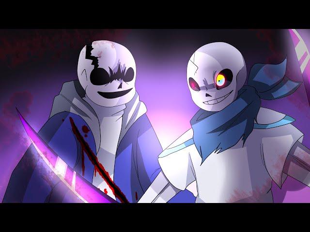 LastBreath!Sans vs DustTrust!Sans (Animation)