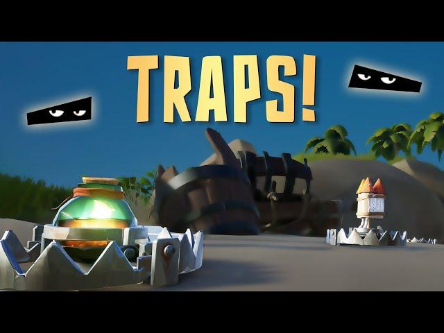 How Traps Work (Disarm, Load, and Bury) | Sea of Thieves