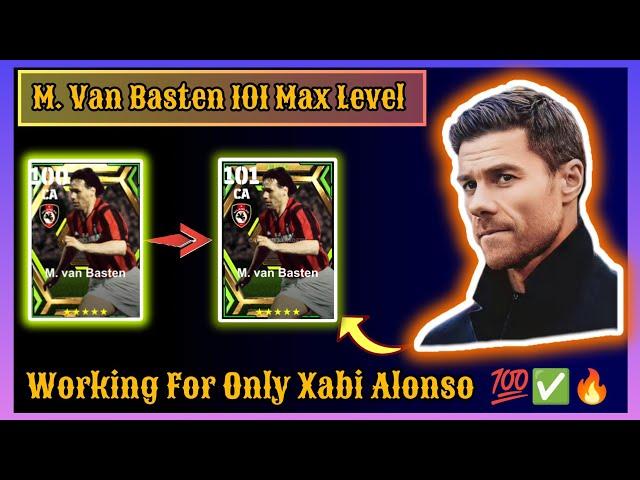 M.Van Basten Max Level 100  101  Working  | Efootball Trick 2024 | King Efootball #efootball2024