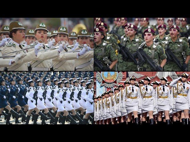 8 Most AWESOME Military Parades of Women's Troops in the World