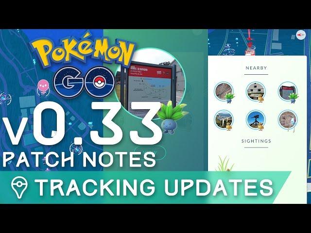 POKÉMON GO UPDATE: NEW NEARBY TRACKING FEATURE + MORE