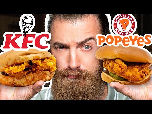 KFC vs. Popeyes Taste Test | FOOD FEUDS