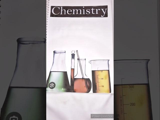 Cool Chemistry Front Page Design  #shorts #diy