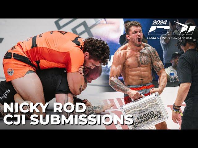 Nicky Rod CJI Submissions Highlight | $1million PayDay | 4 Rear Naked Chokes